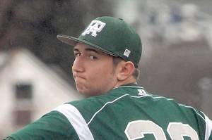 Keith Thorpe/Peninsula Daily News
Port Angeles pitcher Colton Romero struck out seven batters in three innings against Mount Tahoma last week.