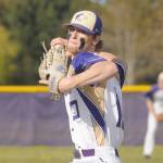 Michael Dashiell/Olympic Peninsula News Group
Sequim's Zach McCracken delivers a pitch to Bremerton in Sequim on Tuesday.