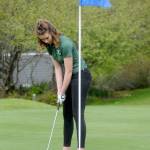 Katie Marchant of Port Angeles putts on the ninth green at Peninsula Golf Club in Port Angeles.
Keith Thorpe/Peninsula Daily News