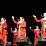 The women of Mariachi Reyna de Los Angeles sang in a Juan de Fuca Foundation for the Arts concert last week at the Port Angeles High School Performing Arts Center. (Diane Urbani de la Paz/Peninsula Daily News)