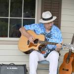 Chicago Bob Longmire, pictured playing solo at the Rothschild House last summer, will bring the Midnight Train Blues Band to Port Townsends Discovery Bay Brewing Co. for the monthly blues jam starting Sunday. (Diane Urbani de la Paz/Peninsula Daily News)
