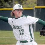Keith Thorpe/Peninsula Daily News
Port Angeles pitcher Elijah Flodstrom throws in the second inning on Tuesday against Franklin Pierce at Volunteer Field in Port Angeles.