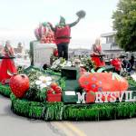 The Marysville Strawberry Festival entry was given the Irrigation Festival Governors Award. (Keith Thorpe/Peninsula Daily News)