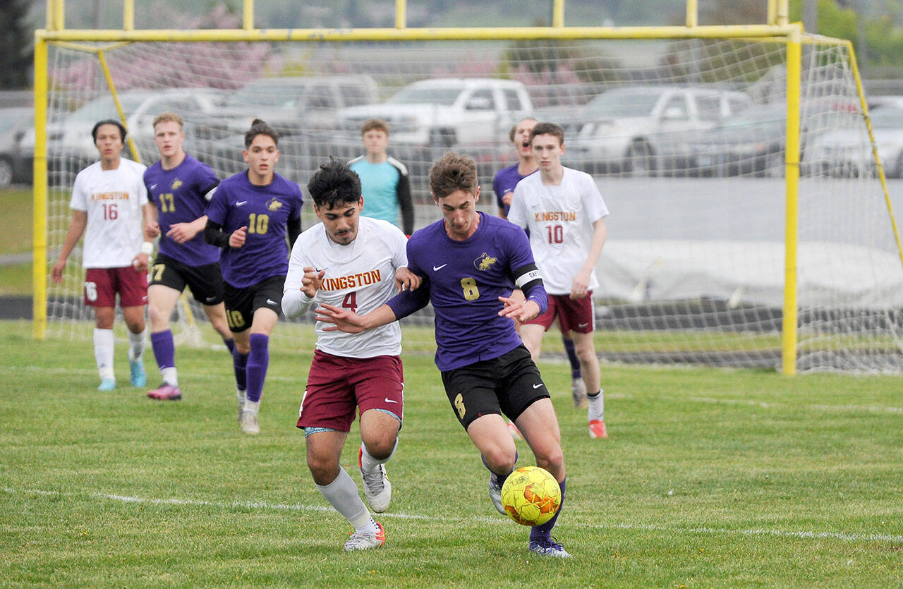 Sequims Brandon Wagner was a first-team All-Olympic League Boys Soccer Team pick. Wagner will play for Peninsula College next season.
Michael Dashiell/Olympic Peninsula News Group