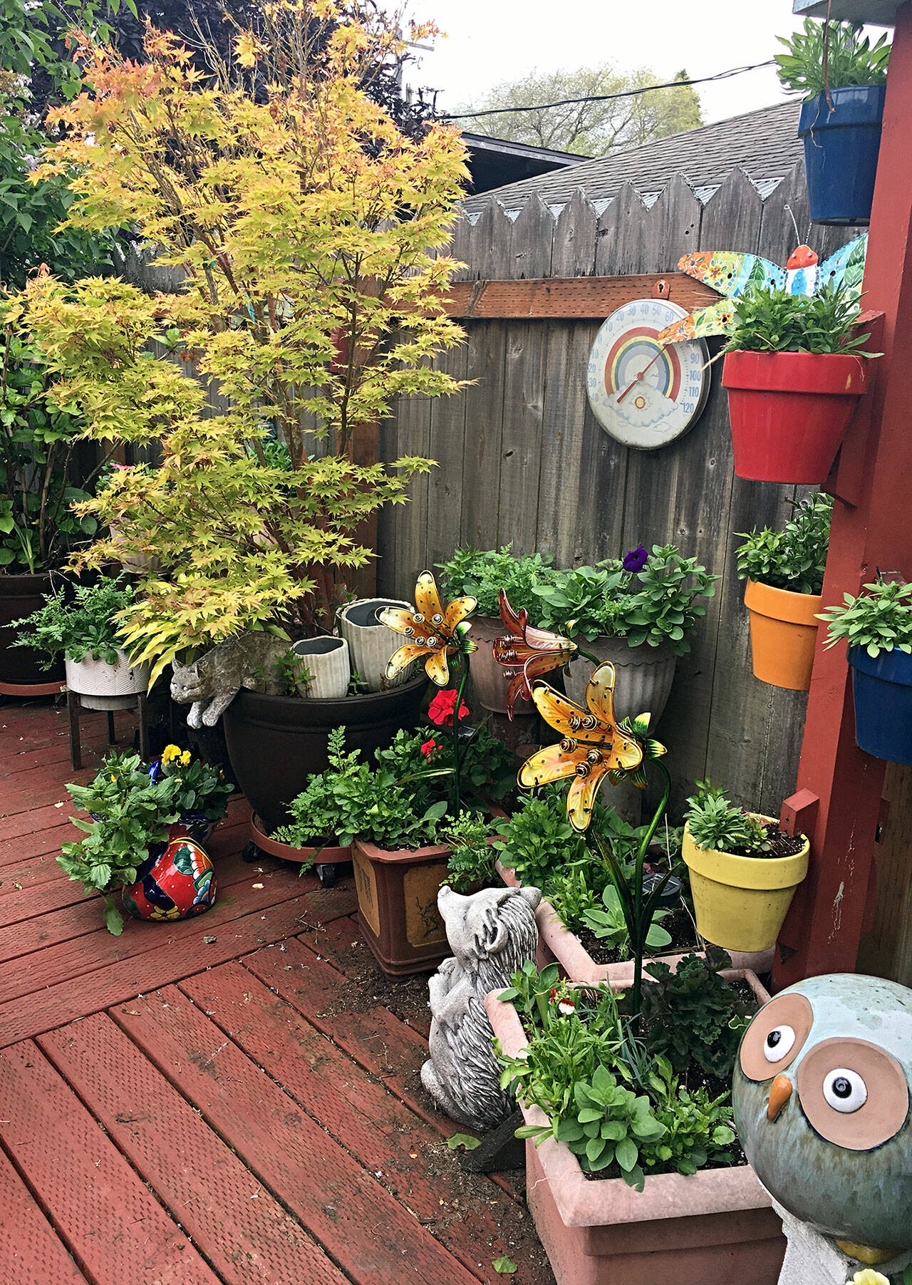 A scene from one of the gardens on the Petals and Pathways Garden Tour is pictured here. (Karen Teig for Master Gardener Foundation)