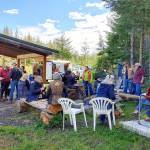 BCH Peninsula Chapter members enjoy friendship and a hearty breakfast before their annual Rhody Ride at Miller Peninsula. (Courtesy of Donna Hollatz)