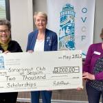 Pictured, left to right, are Jennifer Puff, Cat Xander and Sheila Everett.