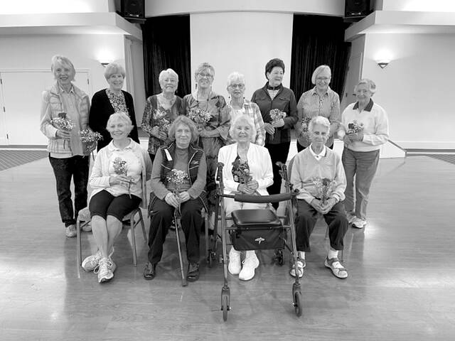 The Sunland Womens Golf Association held its annual Captains Luncheon earlier this month. The event was attended by 37 SWGA members honoring 14 past captains. Former captains are, top row, from left, Sherry Meythaler, Dana Burback, Linda Beatty, Cheryl Coulter, Shirley Mulikin, Judy Nordyke, Christie Wilson, Cecil Black and, front row, Janet Real, M.J. Anderson, Patricia Forgard and Nonie Dunphy.