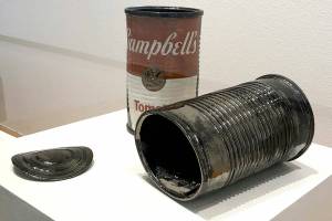 Kim Wimer’s sculpture “Warhol’s Studio Recycling” earned best in show.