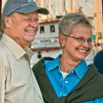 Stan and Sigrid Cummings are pictured at the grand opening of the Northwest Maritime Center in May 2009. (Dianne Roberts)