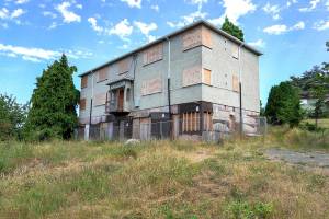 Steve Mullensky/for Peninsula Daily News
The Port Townsend City Council seeks to sell the Cherry Street property that had been barged over from Canada  five years ago to become affordable housing.