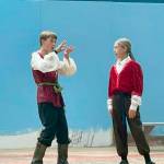 Henry Wendel as the sheriff tells his assistant, played by McHenry Miller, his plan to capture Robin.