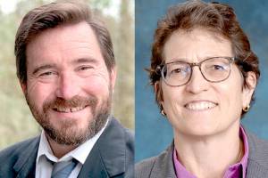 Greg Brotherton, left, and Marcia Kelbon.