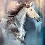 "Spirited" is among the work by Susan Martin Spar at Gallery 9.