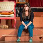 Emma Jane Garcia, as the unnamed central character of the interactive show Every Brilliant Thing plays her character from young age into middle adulthood with a large range of emotion. (Emily Matthiessen / Olmpic Peninsula News Group)