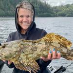 Vancouver's Andrea Blankenship caught this cabezon while targeting bottomfish off of Neah Bay over Labor Day weekend.