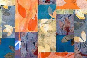 Hannah Klaus Hunter's monoprint 'Spring Wind' is among those on display at 'Turning Point."