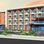 Waterleaf Architecture created this latest rendering of the downtown Port Angeles hotel planned by the Lower Elwha Klallam Tribe.