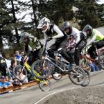 BMX Riders take off at the start line Sunday at the Lincoln Park BMX track during the BMX USA Pacific Northwest Gold Cup finals. More than 500 riders from 10 states participated in the weekend-long event. (Courtesy of USA BMX/Craig Barrett)