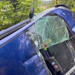 A 73-year-old man was taken to a hospital after a wreck on state Highway 112.