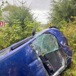 A 73-year-old man was taken to a hospital after a wreck on state Highway 112.