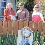 Pictured, left to right, are Janet Russell, Lorenzo Portelli and Mary Jacoby.