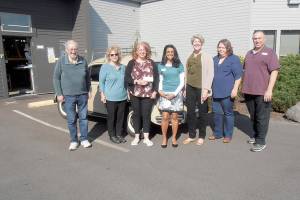 ictured from left to right are Peter Raiswell, Francie Louden, Annie Welch, Priya Jayadev, Anita Chilton, Heather Loyd and Gary Schneider.