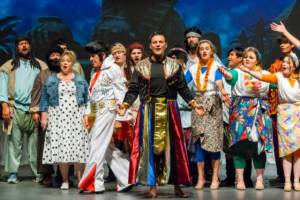 Emily Matthiessen /Olympic Peninsula News Group

The cast of the Sequim community play “Joseph and the Amazing Technicolor Dreamcoat,” a fundraiser for the Sequim Food Bank, rehearses a piece in mid-October.