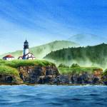 Cape Flattery by Julie Senf is on view at the Blue Whole Gallery.