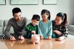 First Fed-PiggyBank. Stock photo