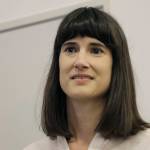 Democratic candidate Marie Gluesenkamp Perez waits before taking the stage for a candidates debate on Sept. 27 in Vancouver, Wash. Gluesenkamp Perez is seeking election to Washingtons 3rd Congressional District in Tuesdays election. (Rachel La Corte/The Associated Press, file)