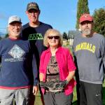 Courtesy photo
The newly elected officers of the Sequim Grey Wolves Softball Club. From left, Treasurer Joel Hecht, President John White, Secretary Annette Hanson and Vice President Lauren Scrafford.