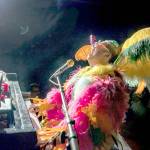 Extravagant costumes are part of the immersive Rocket Man show at the Port Angeles High School Performing Arts Center this Tuesday night. (Photo courtesy The Rocket Man Show)