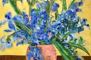 Water LIlies is among the pieces of art by David James Bellecci on display in Port Townsend.