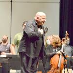 Port Angeles Symphony Orchestra Conductor Jonathan Pasternack, pictured at a dress rehearsal in November, will cohost the orchestras 90th anniversary gala on Jan. 14. (Diane Urbani de la Paz/for Peninsula Daily News)