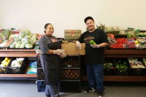 Volunteers at the Market. Photo courtesy of Port Angeles Food Bank.