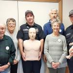 Front row, from left to right, Sara Penhallegon, Bob McDaniel, Christine Satterlee, Kevin Winn, Tim McKern and in the back row, from left to right, Rosalyn Roberts, Kay Peterson, Zak Torres and Bob Bindschadler