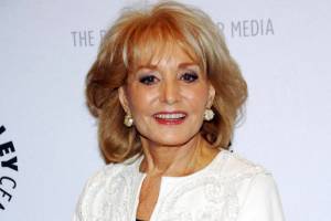 FILE - Barbara Walters arrives to participate in a panel discussion featuring the hosts of ABC's "The View," at The Paley Center for Media on April 9, 2008, in New York. Walters, a superstar and pioneer in TV news, has died, according to ABC News on Friday, Dec. 30, 2022. She was 93. (AP Photo/Evan Agostini, File)