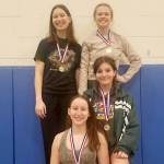Clockwise from top left, Julia Baeder, Faye Dachs, Natalie Johnson and Willow Harvey.