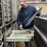 Jeff Gufler, fish hatchery specialist IV for the state Department of Fish and Wildlife, said the new Hurd Creek Hatchery will include more fish incubation trays for various fish, including Elwha fall chinook and Dungeness spring chinook. (Matthew Nash/Olympic Peninsula News Group)