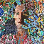 Tess Gallaghers longtime friend Alfredo Arreguín painted a portrait of her in 1995.