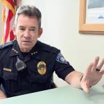 Port Angeles Police Chief Brian Smith said legislators need to pass a stronger vehicle pursuit law. (Paul Gottlieb/For Peninsula Daily News)