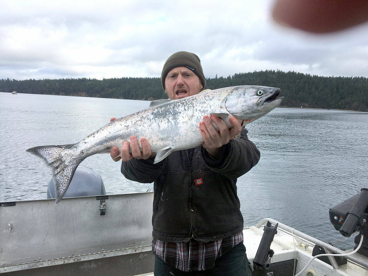 Port Townsends John Steurer caught this blackmouth while fishing in February 2020.