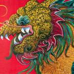 Puff the Magic Dragon is by the Port Ludlow Art Leagues artist of the month Ann Arscott.