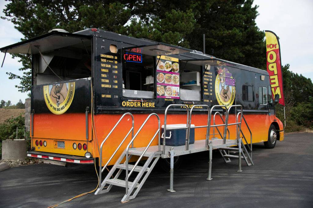 Food truck at the 2021 opening of the First Fed branch in Ferndale.