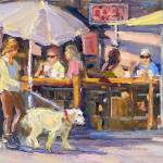 Noon Stroll by Jeanne Edwards of Port Angeles is among the new pieces in Showcase in Bloom, the celebration of local artists at Northwind Arts Jeanette Best Gallery in Port Townsend. The new exhibition opens this week and continues through May. (Northwind Art)