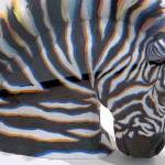 Sara Eldridge, of Quilcene High School, won Best in Show for her Clay and Yarn piece, "Ellis Dee.”