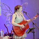Maiah Wynne of Gresham, Ore., performs on Saturday at the Juan de Fuca Festival in Port Angeles. (Keith Thorpe/Peninsula Daily News)