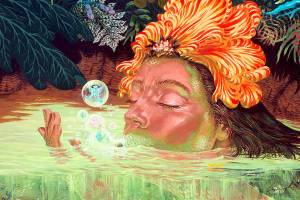 Herman James' "The Green Pool" is among the paintings in "Psychedelic Summer," the show opening Friday at Northwind Art's Grover Gallery. The downtown Port Townsend gallery will also host Art Walk on Saturday evening.