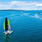 Boats in the 2019 Race to Alaska compete for a $10,000 prize in a route that takes them from Port Townsend to Ketchikan, Alaska, but organizers say the race is more about the experience than the money. (Drew Malcolm via Northwest Maritime Center)
